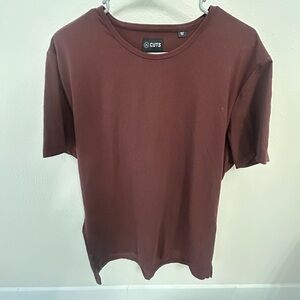 Cuts Curve hem T-Shirt